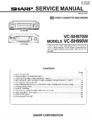 Service manual Sharp VC-SH970W, VC-SH990W ― Manual-Shop.ru