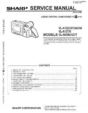 Service manual Sharp VL-A10, VL-AH30 ― Manual-Shop.ru