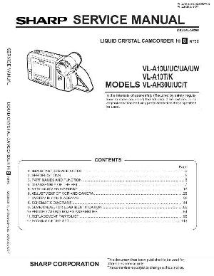 Сервисная инструкция Sharp VL-A10, VL-AH30 ― Manual-Shop.ru