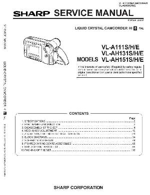 Service manual Sharp VL-A111 ― Manual-Shop.ru