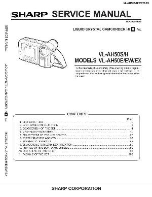 Сервисная инструкция Sharp VL-AH50S ― Manual-Shop.ru