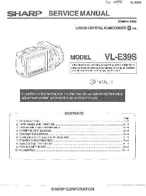 Service manual Sharp VL-E39S ― Manual-Shop.ru