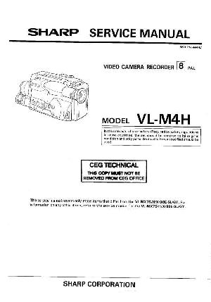 Сервисная инструкция Sharp VL-M4H ― Manual-Shop.ru