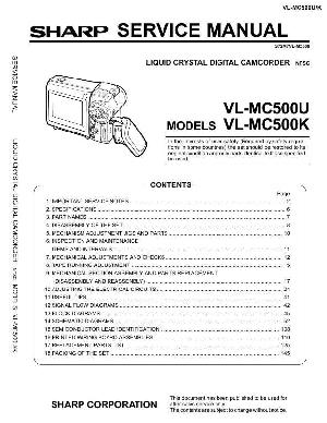 Service manual Sharp VL-MC500U K ― Manual-Shop.ru