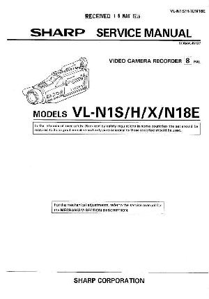 Сервисная инструкция Sharp VL-N1, VL-N18E ― Manual-Shop.ru