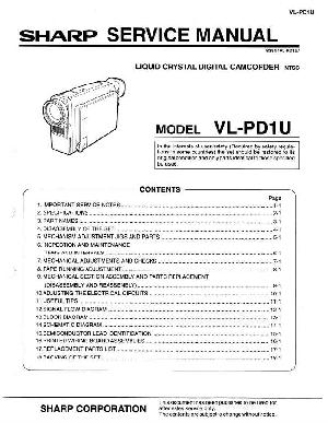 Сервисная инструкция Sharp VL-PD1U ― Manual-Shop.ru