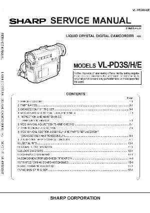 Сервисная инструкция Sharp VL-PD3E ― Manual-Shop.ru