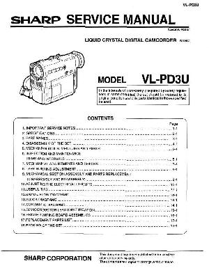 Service manual Sharp VL-PD3U ― Manual-Shop.ru