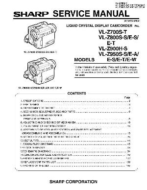 Сервисная инструкция Sharp VL-Z700, VL-Z800, VL-Z900, VL-Z950 ― Manual-Shop.ru
