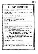 Service manual Sharp VT-3418X, VT-5118X