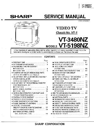 Сервисная инструкция Sharp VT-3480NZ, VT-5198NZ ― Manual-Shop.ru