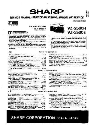 Service manual Sharp VZ-2500E, VZ-2500H ― Manual-Shop.ru