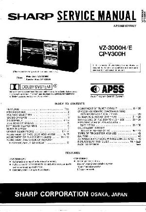 Service manual Sharp VZ-3000H, VZ-3000E, CPV-300H ― Manual-Shop.ru