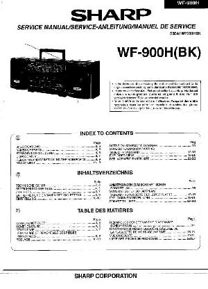 Service manual Sharp WF-900H ― Manual-Shop.ru