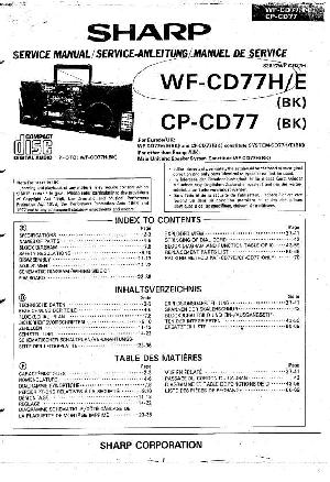 Service manual Sharp WF-CD77 ― Manual-Shop.ru