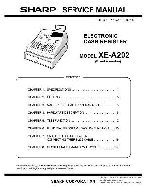 Сервисная инструкция Sharp XE-A202 ― Manual-Shop.ru