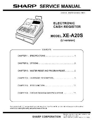 Service manual Sharp XE-A20S ― Manual-Shop.ru