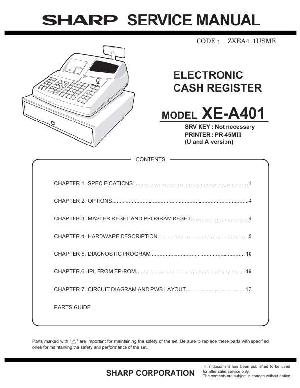 Service manual Sharp XE-A401 ― Manual-Shop.ru