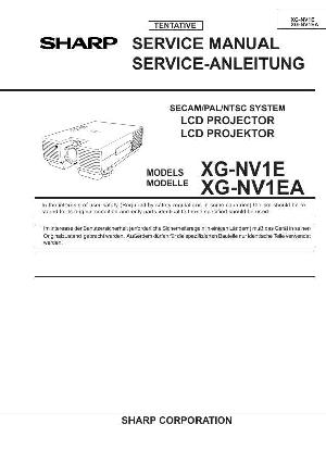 Сервисная инструкция Sharp XG-NV1E ― Manual-Shop.ru