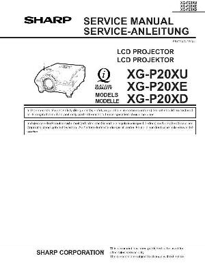 Service manual Sharp XG-P20XU, XG-P20XE, XG-P20XD ― Manual-Shop.ru