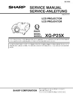 Service manual Sharp XG-P25X ― Manual-Shop.ru