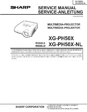 Сервисная инструкция Sharp XG-PH50X ― Manual-Shop.ru