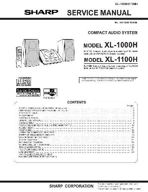 Service manual Sharp XL-1000H, XL-1100H ― Manual-Shop.ru