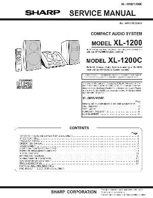 Сервисная инструкция Sharp XL-1200, XL-1200C ― Manual-Shop.ru