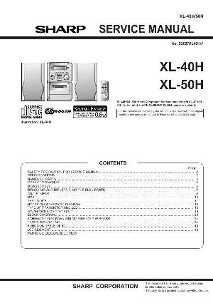 Service manual Sharp XL-40H 50H ― Manual-Shop.ru