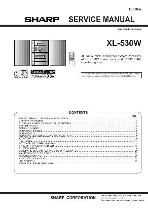 Сервисная инструкция Sharp XL-530W ― Manual-Shop.ru