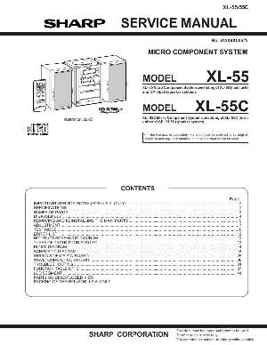 Сервисная инструкция SHARP XL-55, XL-55C ― Manual-Shop.ru