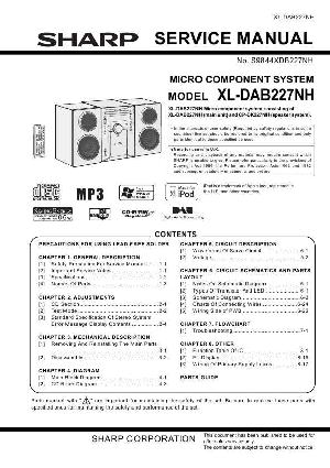 Сервисная инструкция Sharp XL-DAB227NH ― Manual-Shop.ru