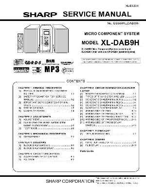 Сервисная инструкция Sharp XL-DAB9H ― Manual-Shop.ru