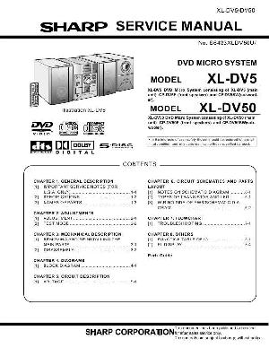 Сервисная инструкция SHARP XL-DV5, XL-DV50 ― Manual-Shop.ru