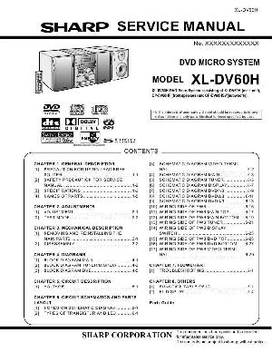 Сервисная инструкция Sharp XL-DV60H ― Manual-Shop.ru