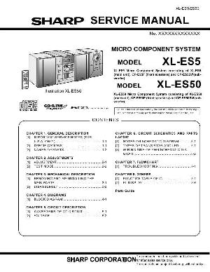 Service manual SHARP XL-ES5, XL-ES50 ― Manual-Shop.ru