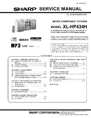 Сервисная инструкция Sharp XL-HP434H ― Manual-Shop.ru