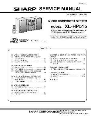 Service manual Sharp XL-HP515 ― Manual-Shop.ru