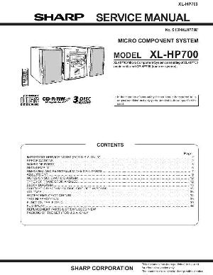 Service manual SHARP XL-HP700 ― Manual-Shop.ru