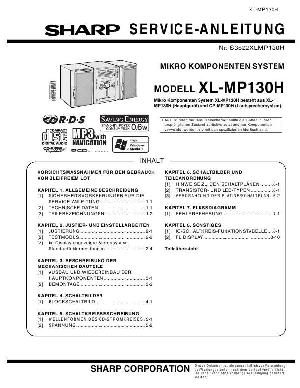 Сервисная инструкция SHARP XL-MP130H ― Manual-Shop.ru