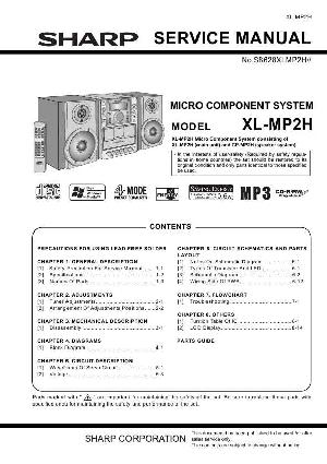Сервисная инструкция Sharp XL-MP2H ― Manual-Shop.ru