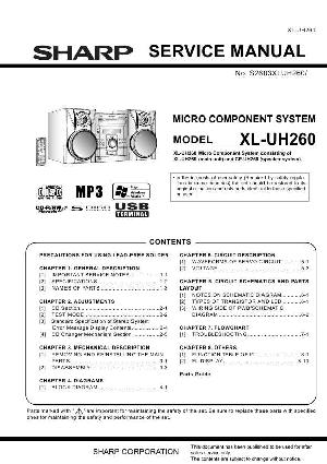 Сервисная инструкция SHARP XL-UH260 ― Manual-Shop.ru