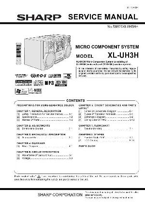 Сервисная инструкция Sharp XL-UH3H ― Manual-Shop.ru