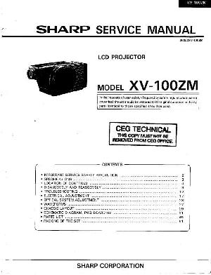 Service manual Sharp XV-100ZM ― Manual-Shop.ru