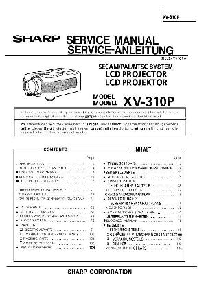 Service manual Sharp XV-310P ― Manual-Shop.ru