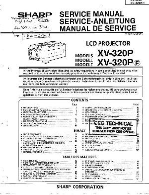 Сервисная инструкция Sharp XV-320P ― Manual-Shop.ru