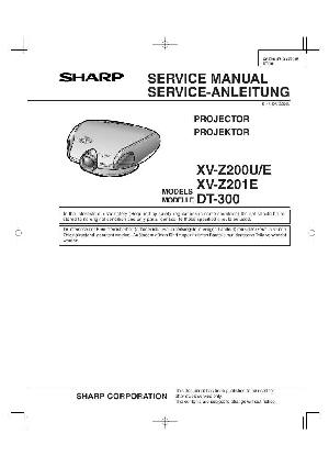 Service manual SHARP XV-Z200U, XV-Z201E, DT-300 ― Manual-Shop.ru