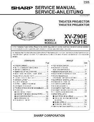 Service manual Sharp XV-Z90E, XV-Z91E ― Manual-Shop.ru