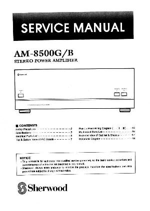 Сервисная инструкция Sherwood AM-8500 ― Manual-Shop.ru