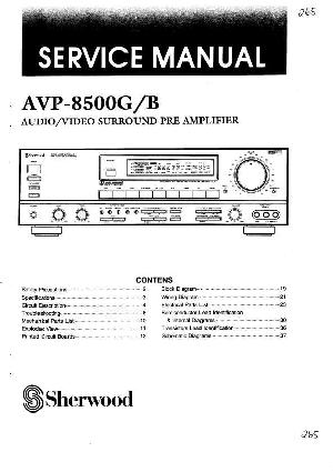 Сервисная инструкция Sherwood AVP-8500 ― Manual-Shop.ru